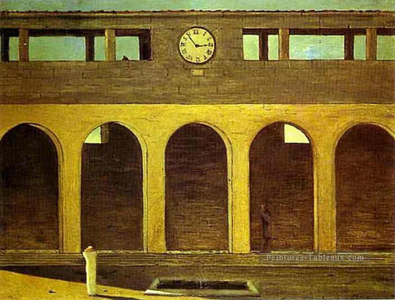 l’énigme de l’heure 1911 Giorgio de Chirico surréalisme métaphysique Peintures à l'huile